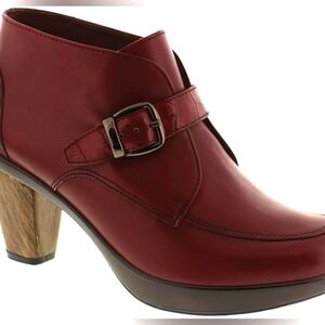 Sanita Bliss Beverly Bootie- Size 40, Bordeaux
